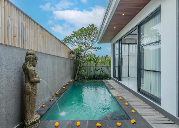 The Nugraha Private Pool With Rice Field View Villa
