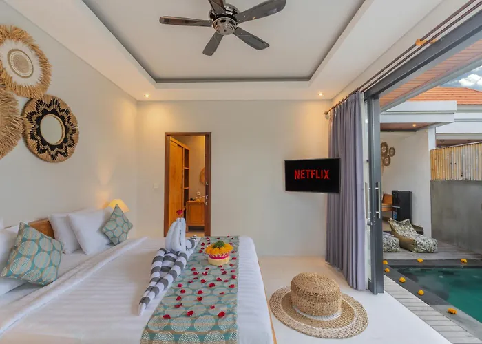 Villa The Nugraha Private Pool With Rice Field View *