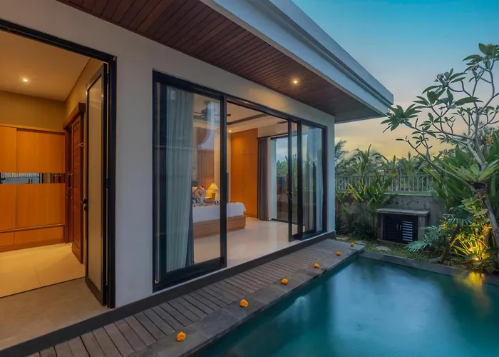Villa The Nugraha Private Pool With Rice Field View *